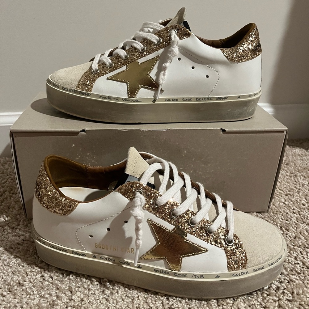 Golden goose high star size 7
